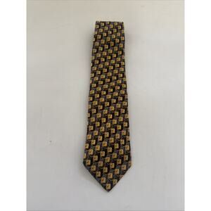 Villa Bolgheri Mens Silk‎ Tie Vintage Made in Italy Necktie Retro